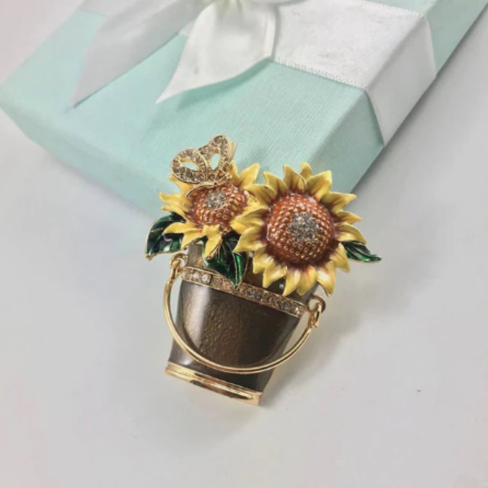 🍏50% OFF/3+...Bucket of Sunflowers (Brown)